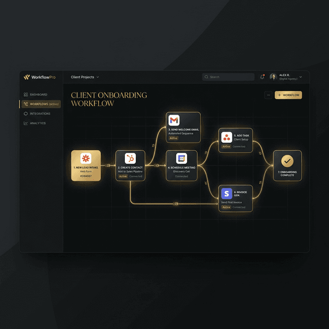 Automation Workflow Mockup